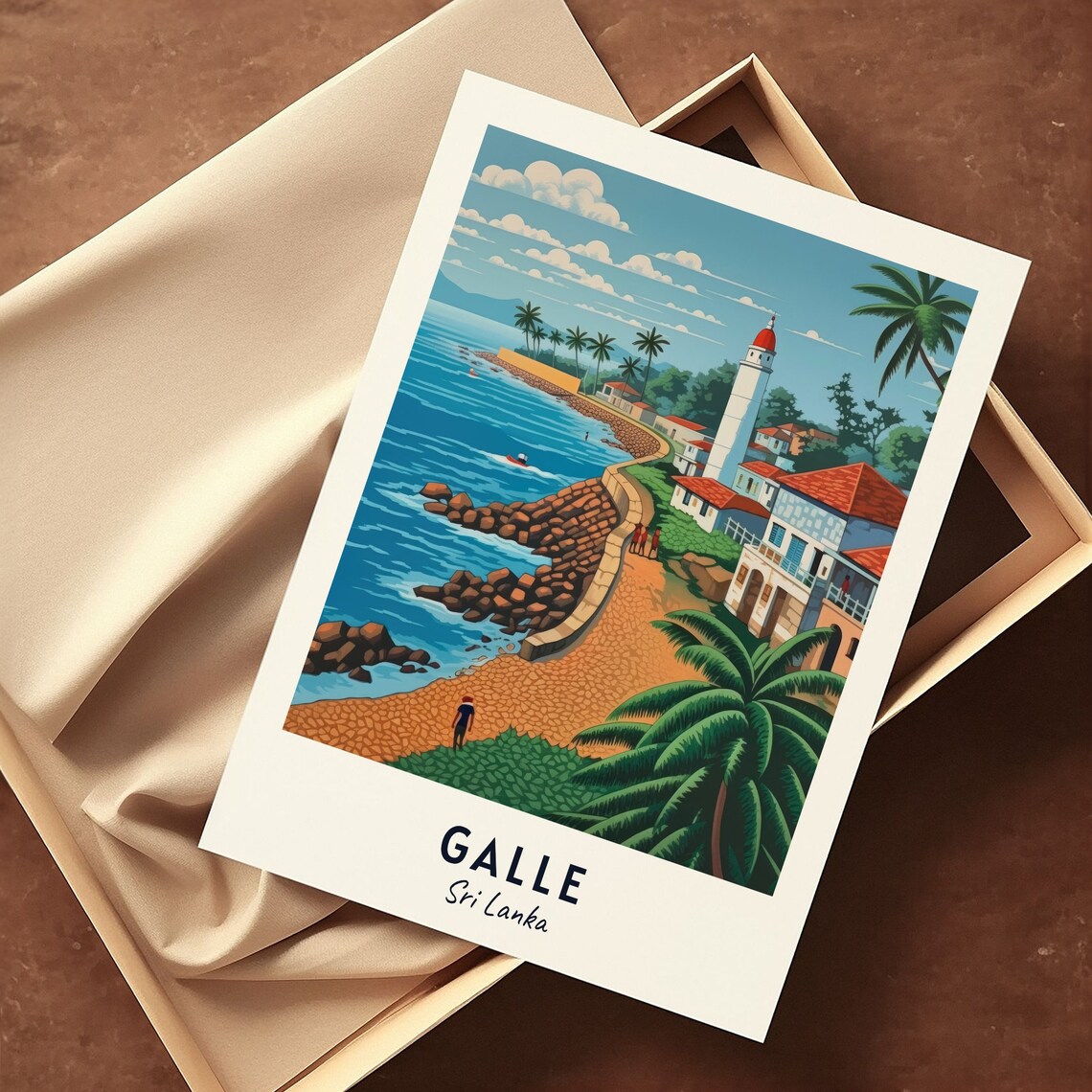 Galle Fort UNESCO World Heritage Site Travel Poster - Image 3