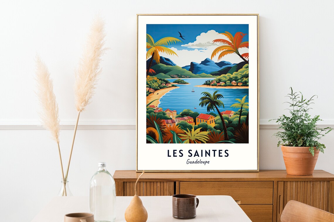 Les Saintes Guadeloupe Travel Poster, City Print - Image 2