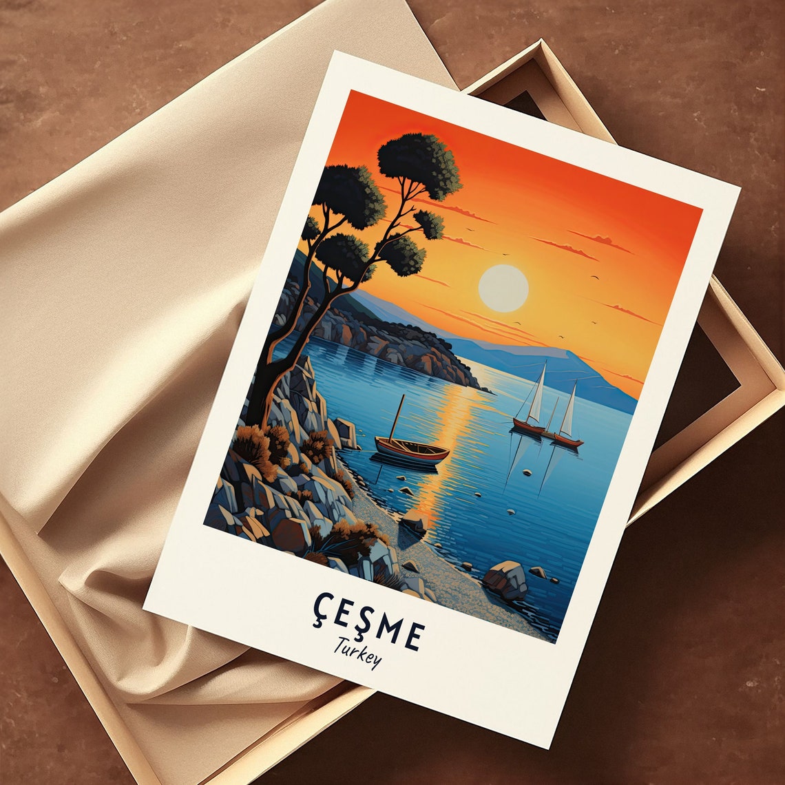 Eme Travel Print Wall Art Eme Turkey City Print Eme Travel Gift Eme City Poster Travel Gift - Image 3
