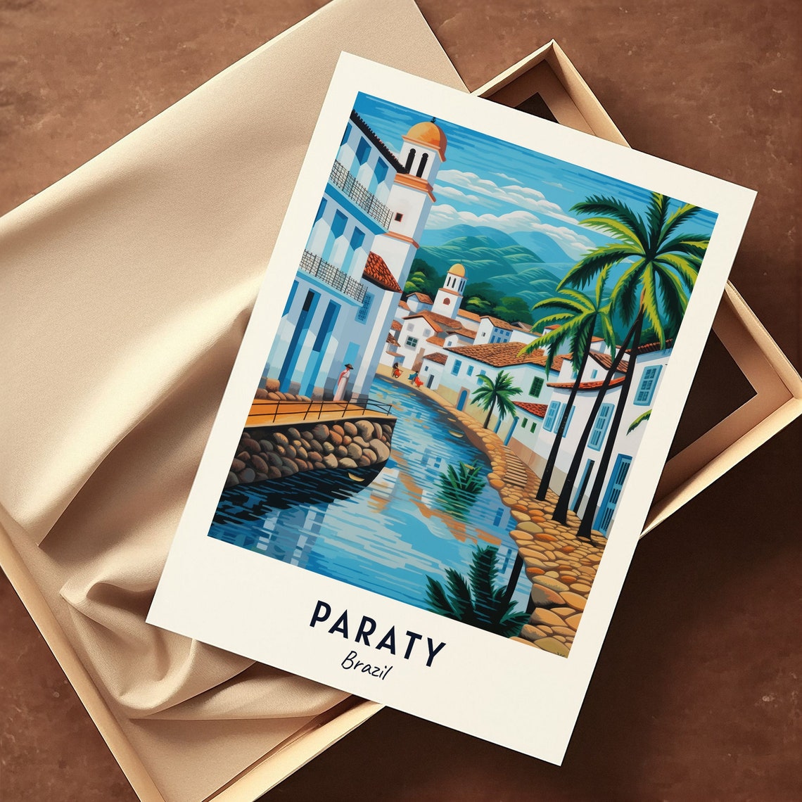 Historic Center Of Paraty Travel Poster - Image 3
