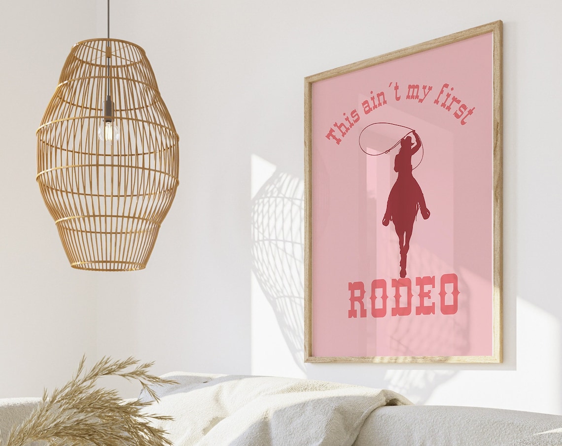 This Aint My First Rodeo, Coastal Cowgirl Poster