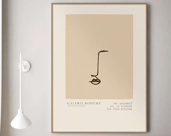 Self Love Art Poster Minimalist Woman Line