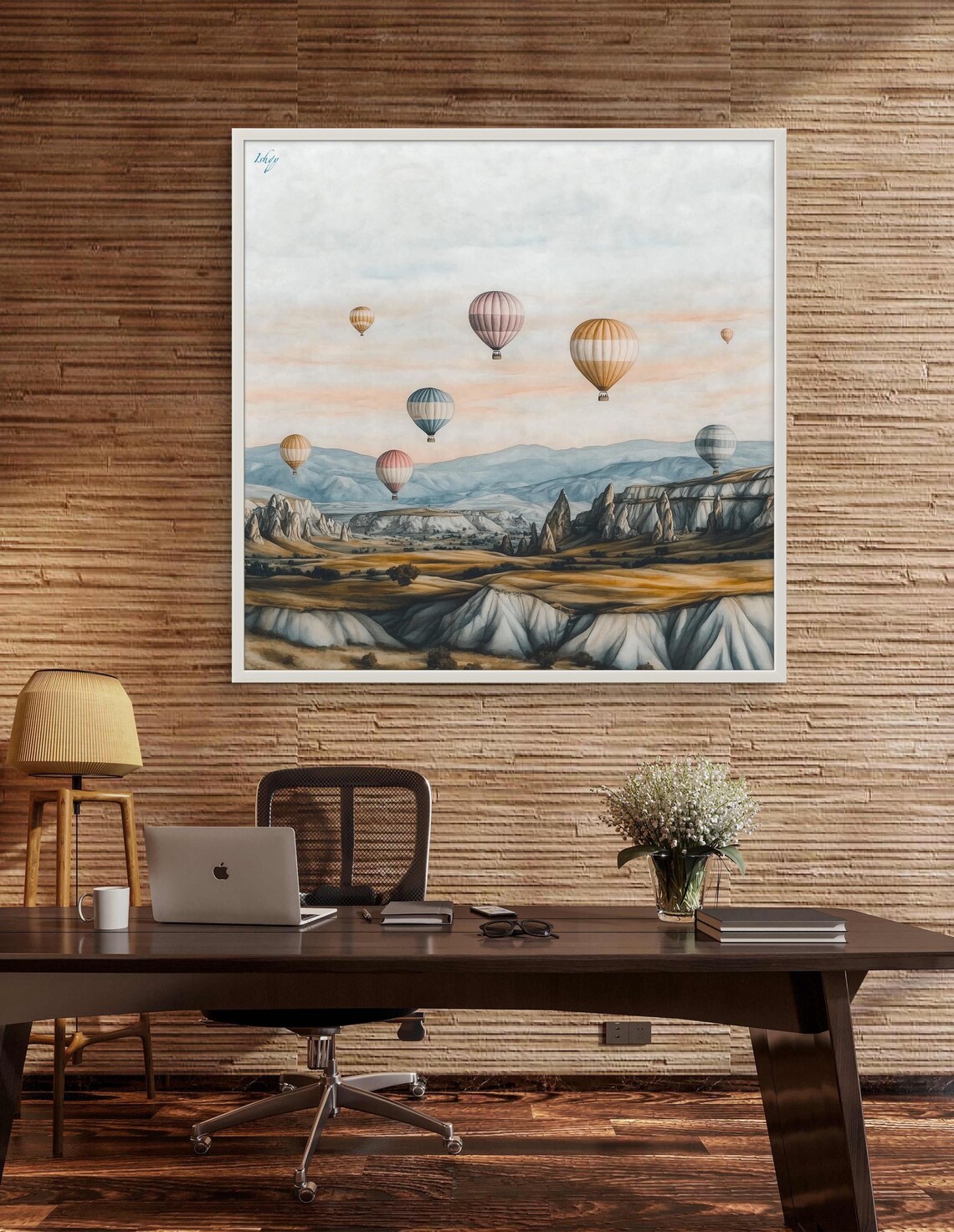 Colorful Cappadocia Balloon Festival Valley of Rock Spires Poster - Image 3