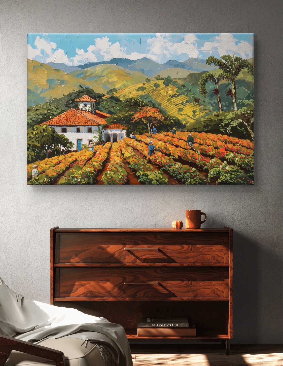 Minas Gerais Coffee Plantation Art Print, Brazil - Image 5