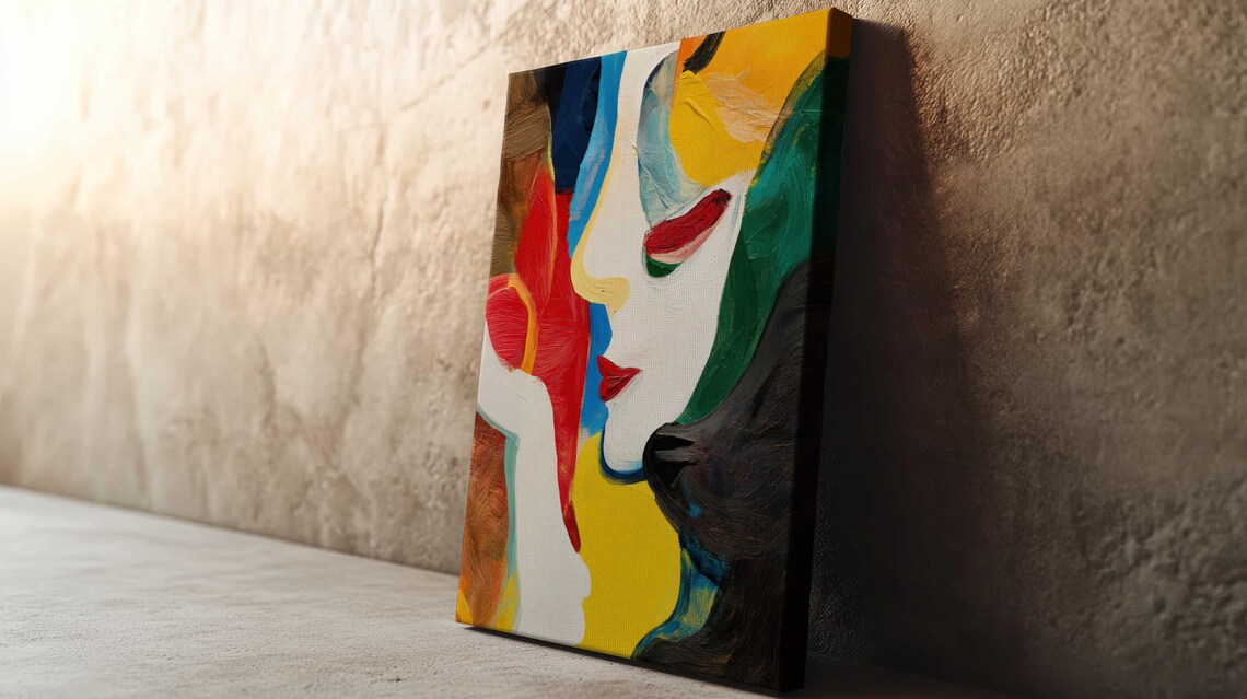 Abstract Expressionist Modern Art, Housewarming Gift - Image 3