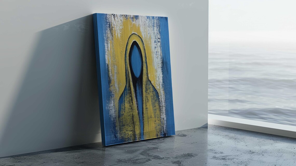 Abstract Expressionist Modern Housewarming Art Print - Image 3