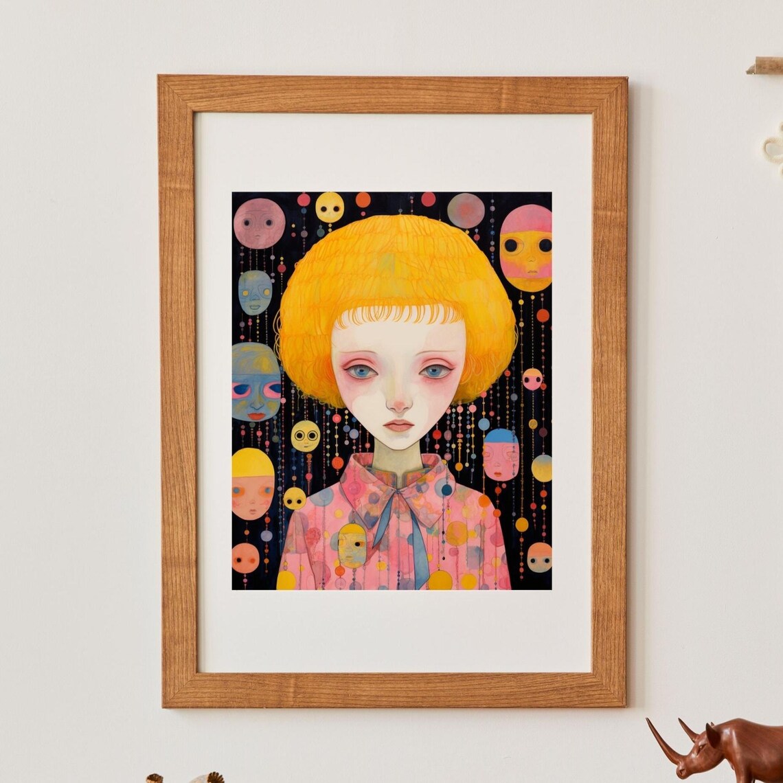 Betina Unique Canvas Art Print