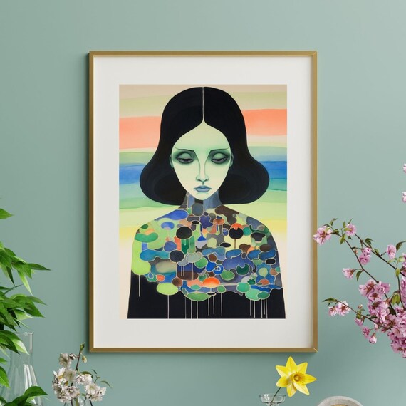 Low Day Unique Canvas Art Print