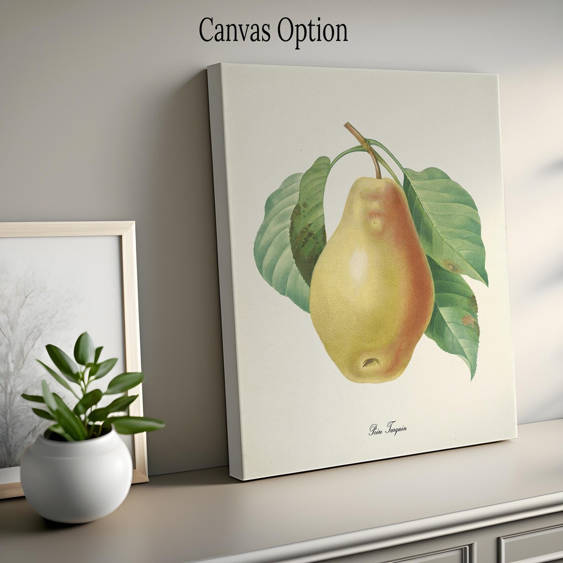 Pear Botanical Print, Kitchen Garden Art Print - Image 2