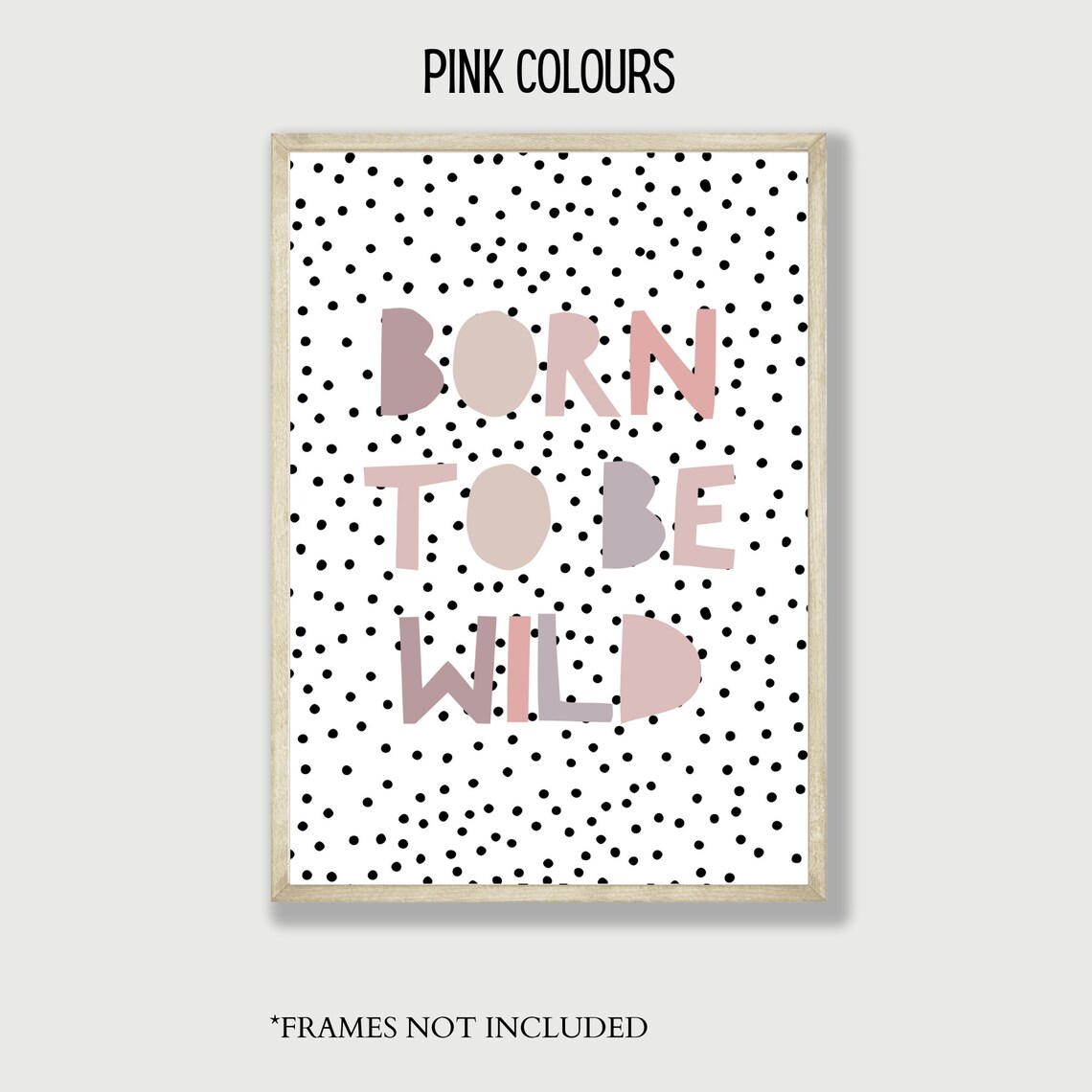 Born To Be Wild Nursery Print, Scandi Decor - Image 2