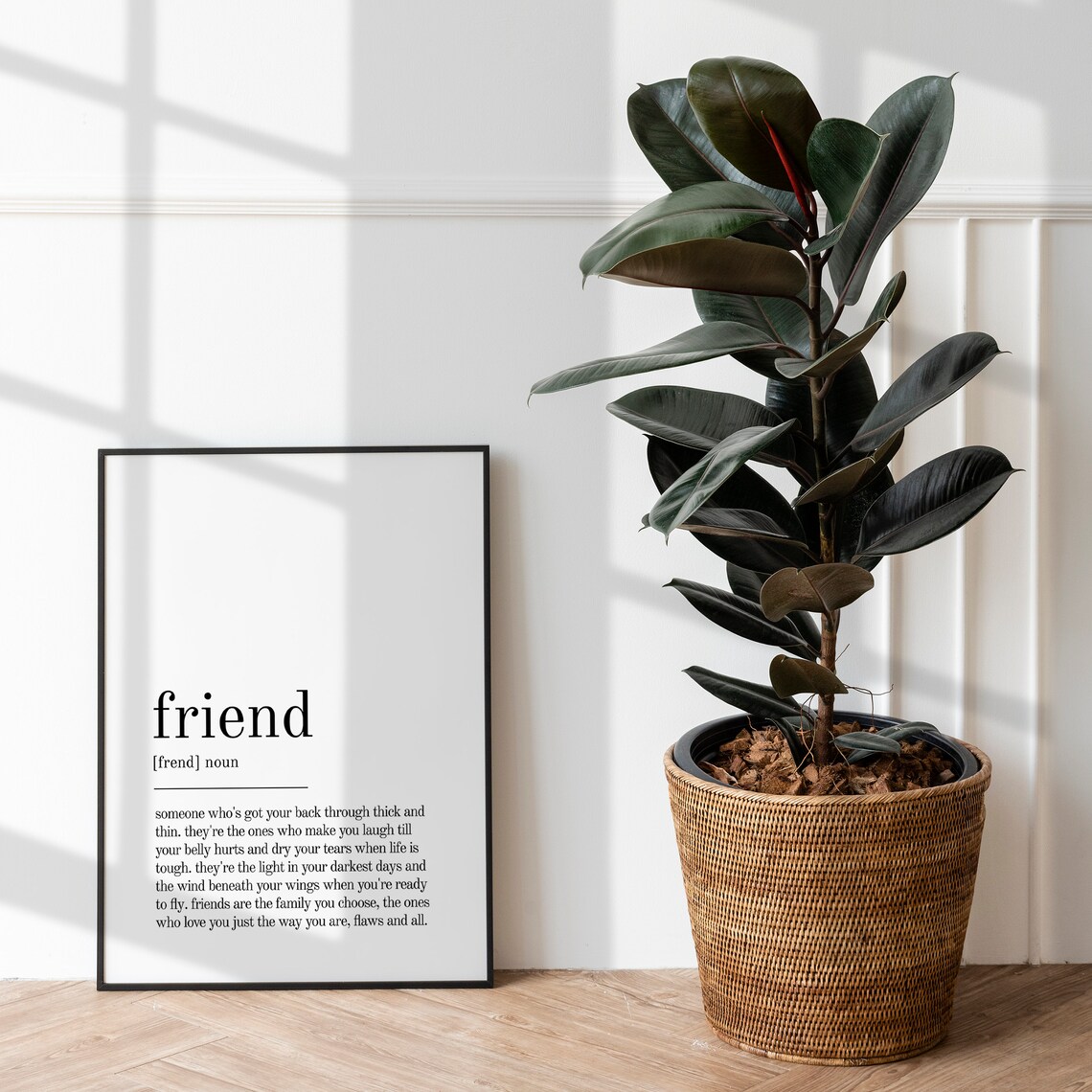 Friend Definition Dictionary Art Print, Office Decor - Image 5