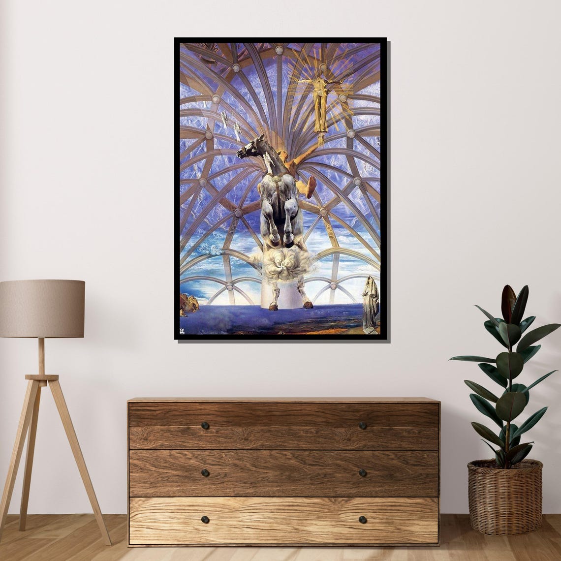 Salvador Dali Santiago El Grande Rearing Horse Surrealist Art Poster - Image 4