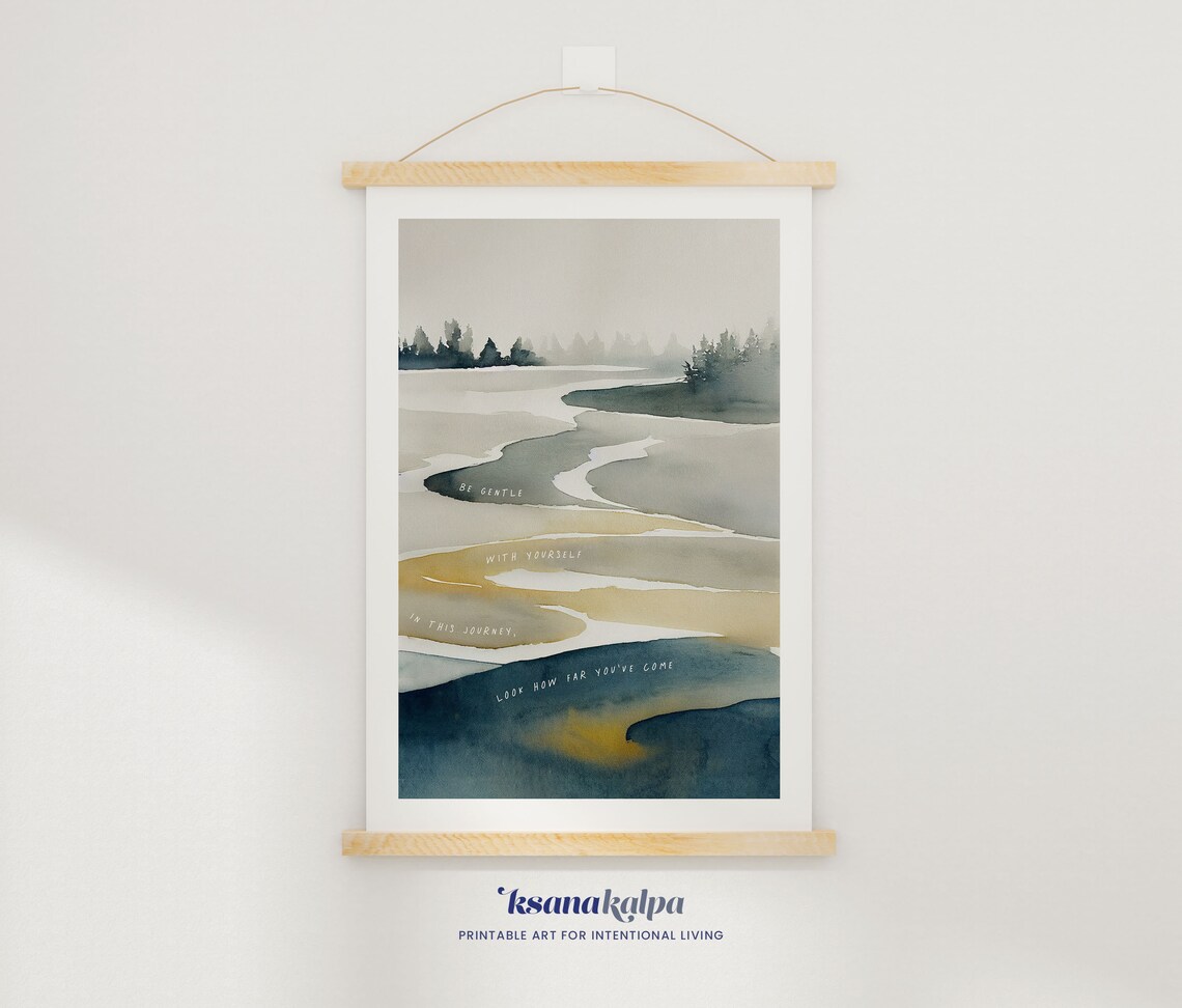 Look How Far You've Come Watercolor Art Print - Image 3