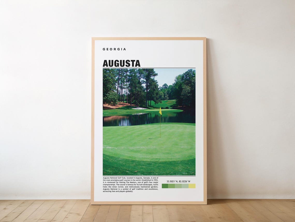 Augusta National Golf Wall Art Print
