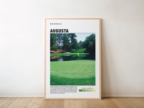 Augusta National Golf Wall Art Print