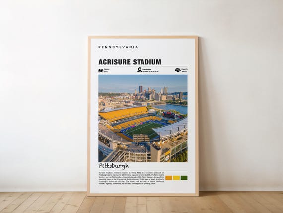Acrisure Stadium Print Wall Art Poster Photo Game Day