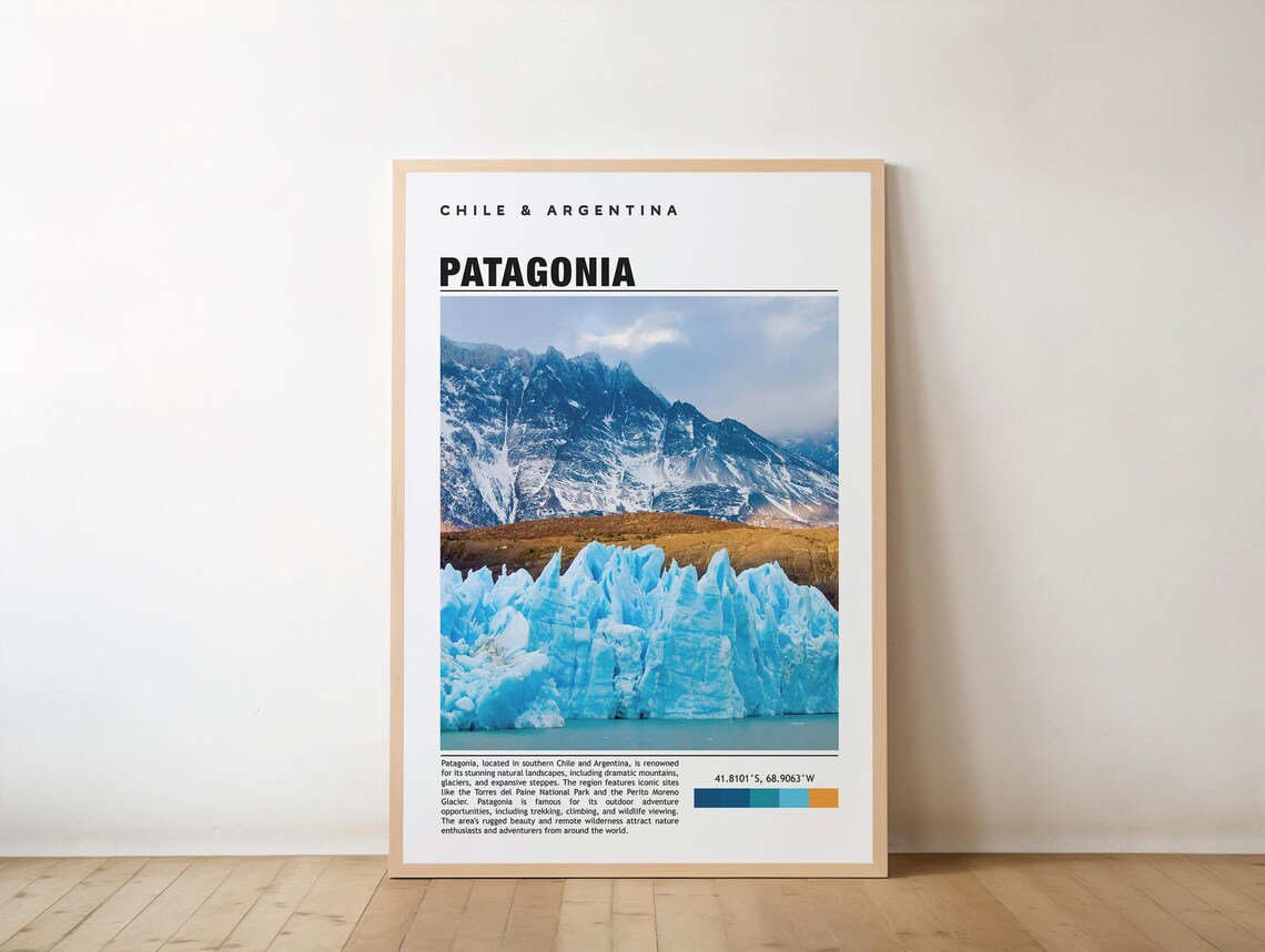 Print Art Poster Photo Painting Argentina Travel