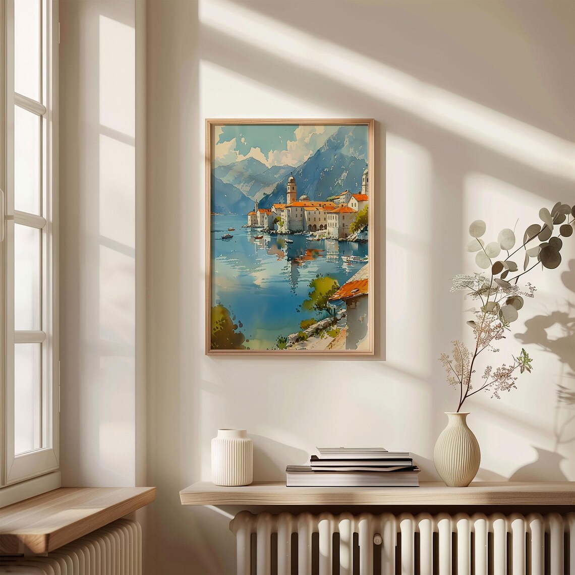 Kotor Watercolor Painting Poster, Montenegro Travel Print - Image 4
