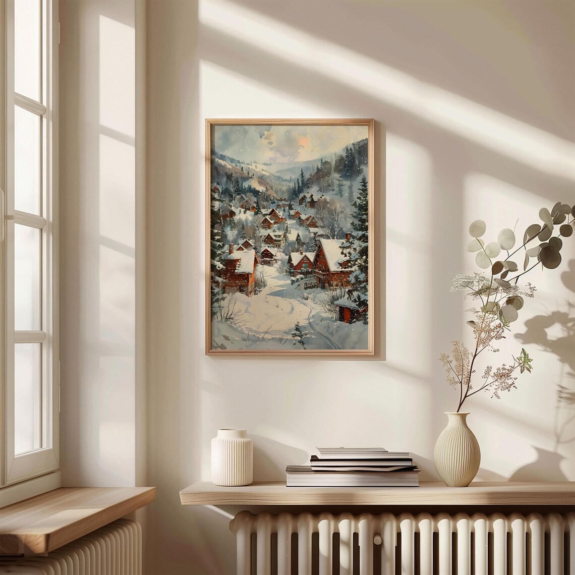 Steamboat Springs Colorado Snowy Mountain Village Winter Travel Poster - Image 4