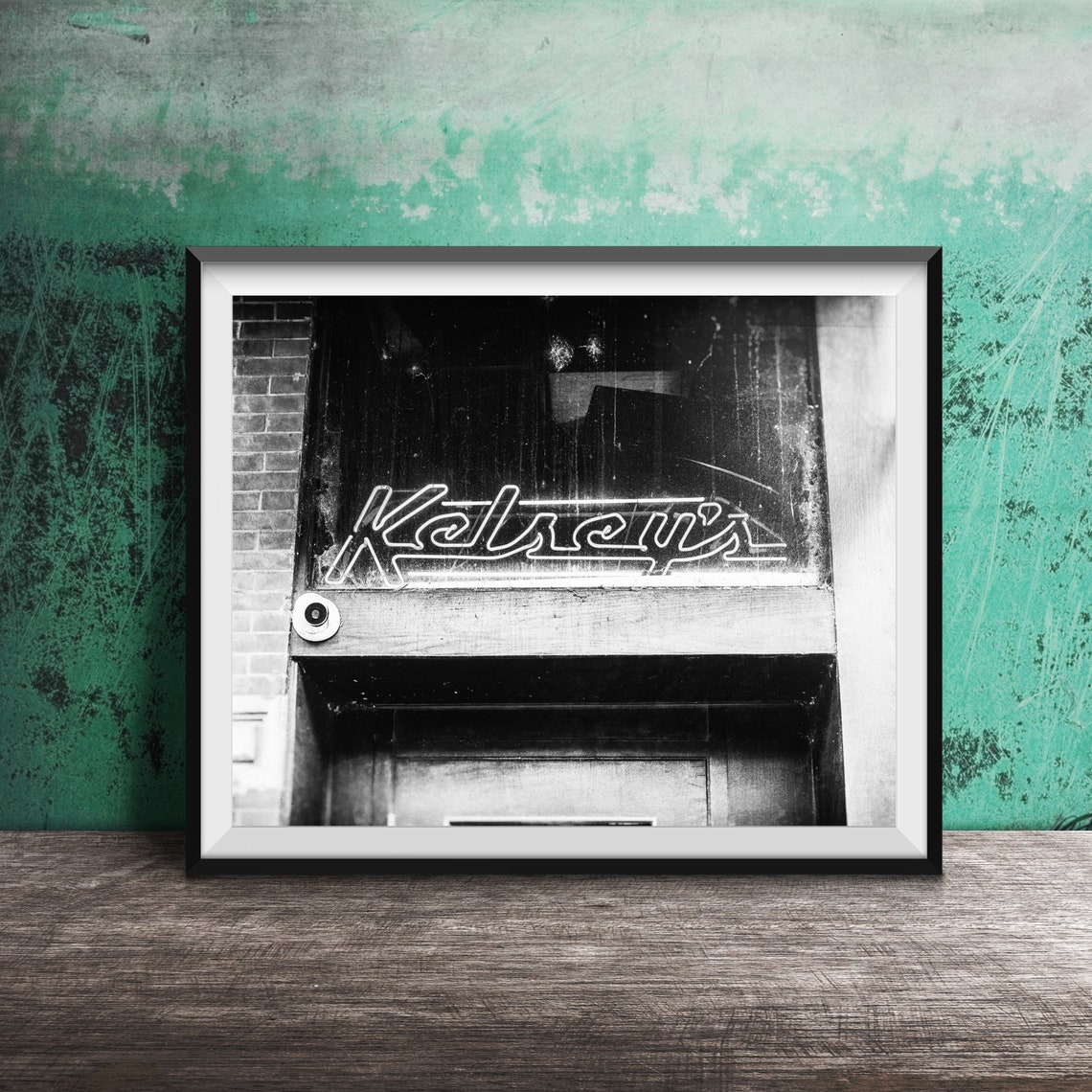 Kelsey's Bar Lincoln Park Chicago Red Neon Window Sign Poster - Image 2