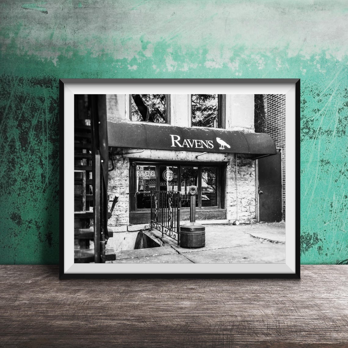 Ravens Bar Lincoln Park Chicago Awning Storefront Photo Poster - Image 2
