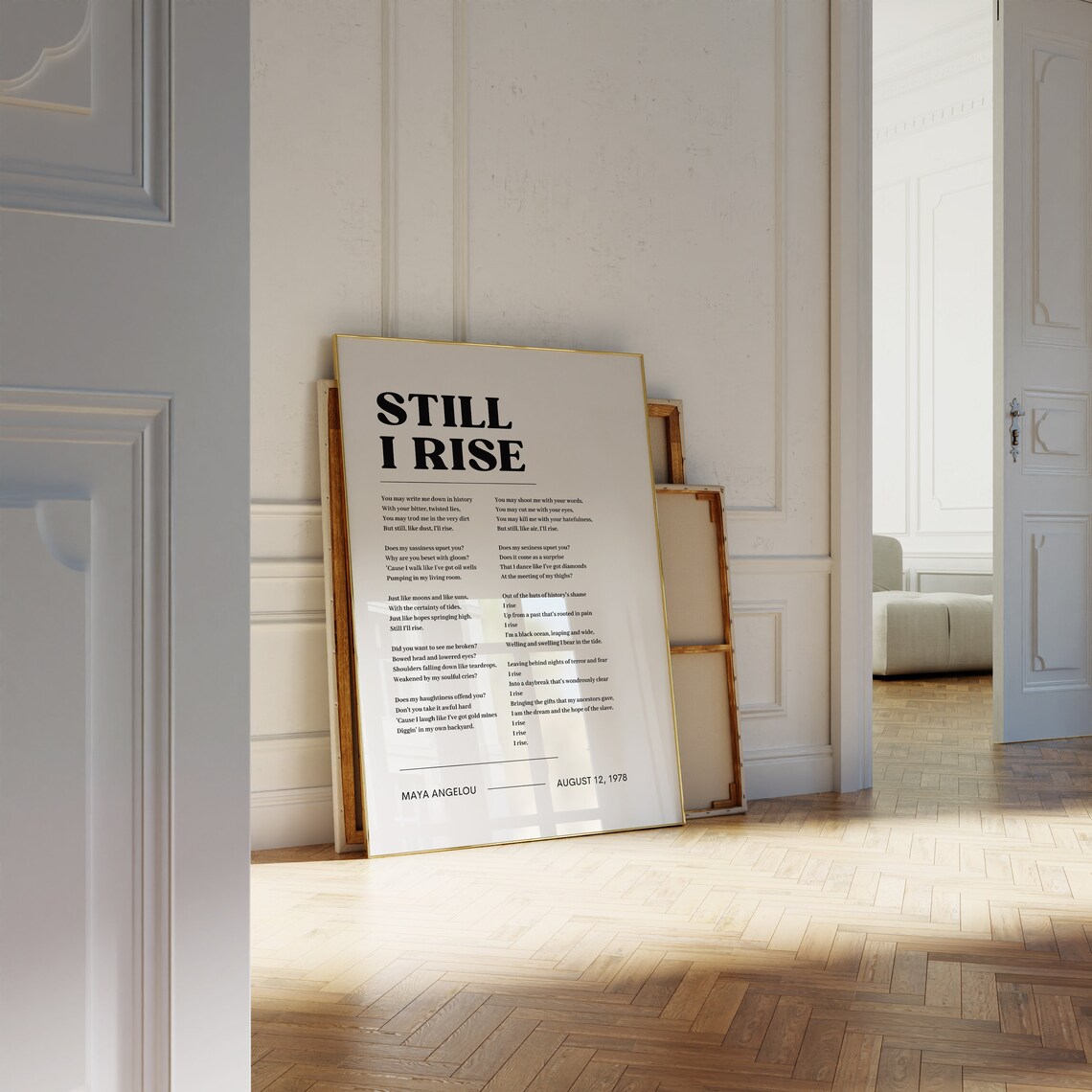 Custom Poem Print, Personalised Typography Poster - Image 3