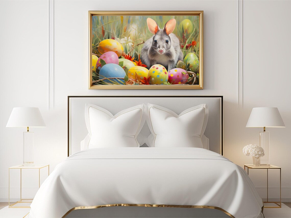 Australian Easter Bilby Painting Easter Eggs, Spring Decor - Image 2