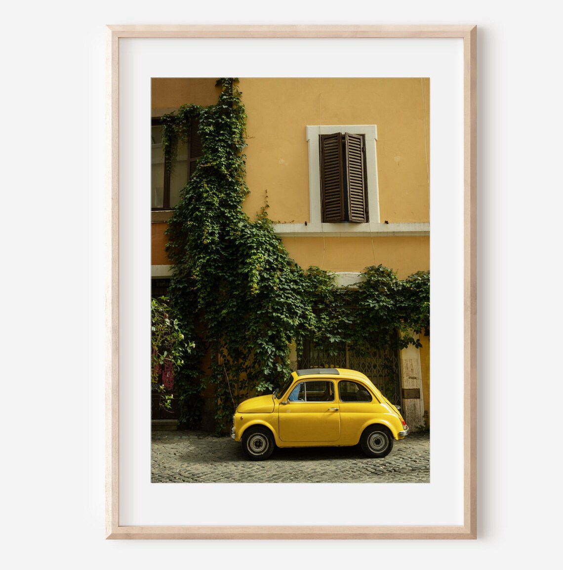 Italy Photography Print, Rome Trastevere Travel Poster
