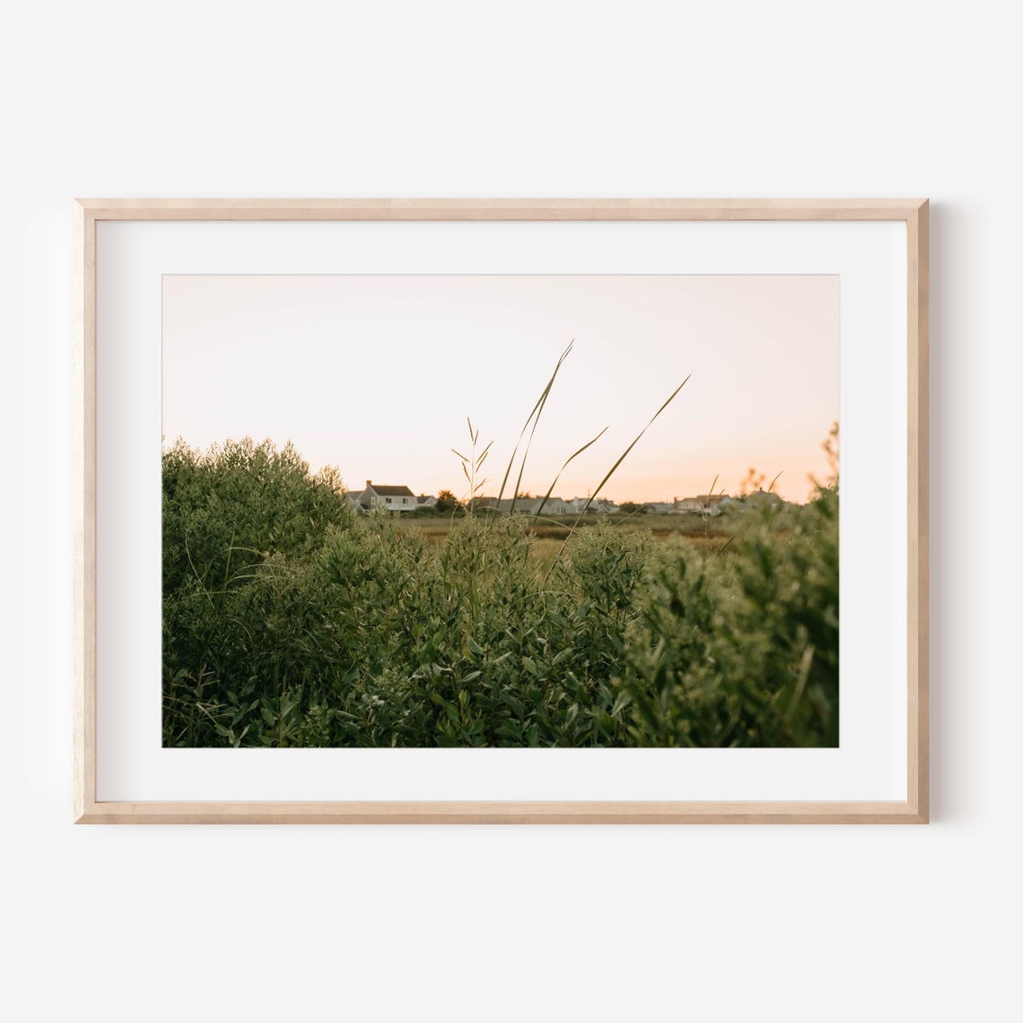Coastal Path Through Beach Grass at Dusk Nantucket Fine Art Poster