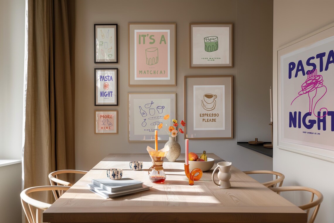 Coffee Poster, Kitchen Decor Aesthetic Print - Image 3