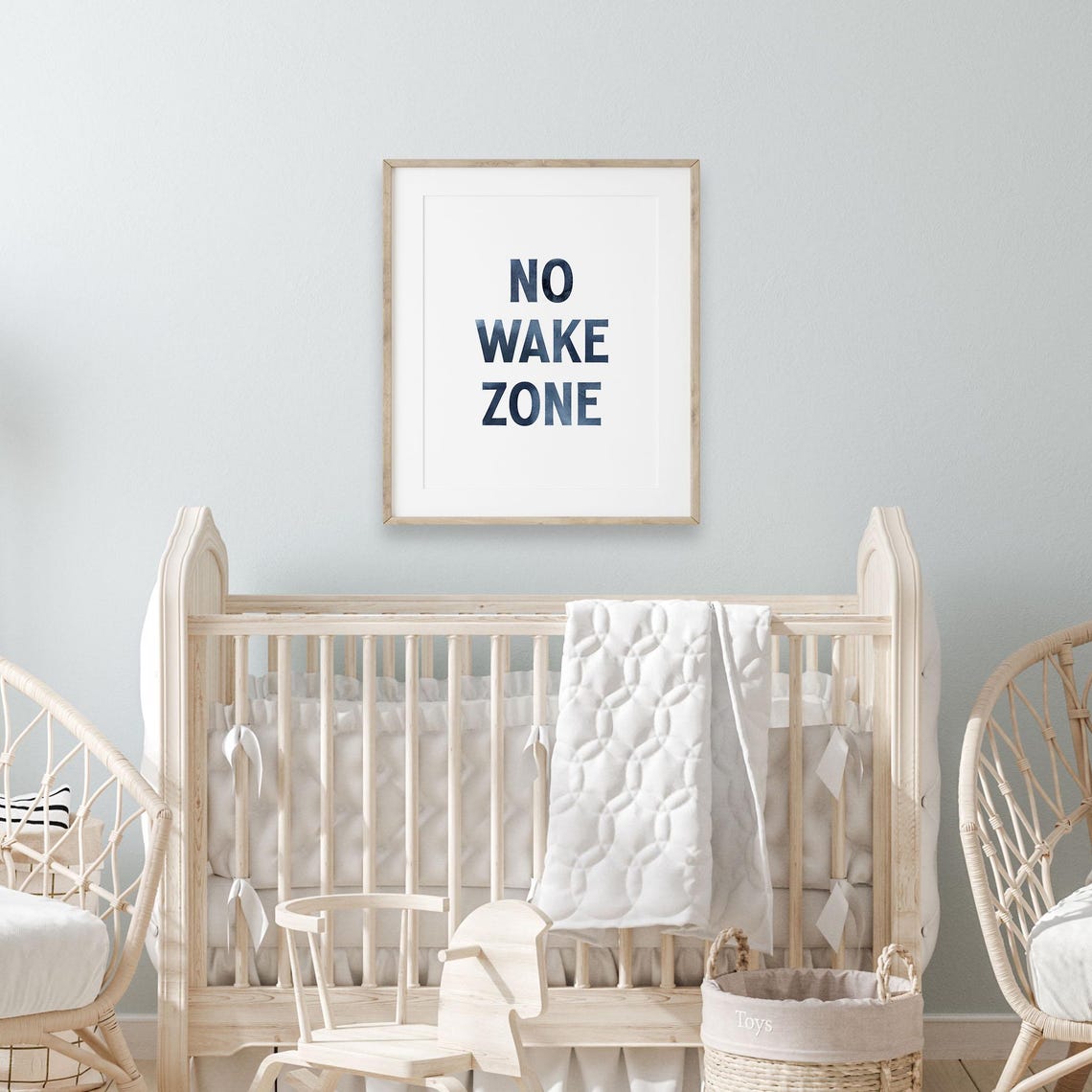Watercolor No Wake Zone Wall Art Baby Boy Nautical Nursery Art Girl Surf Nursery Decor Beach Baby Nursery Kids Coastal Bedroom - Image 5