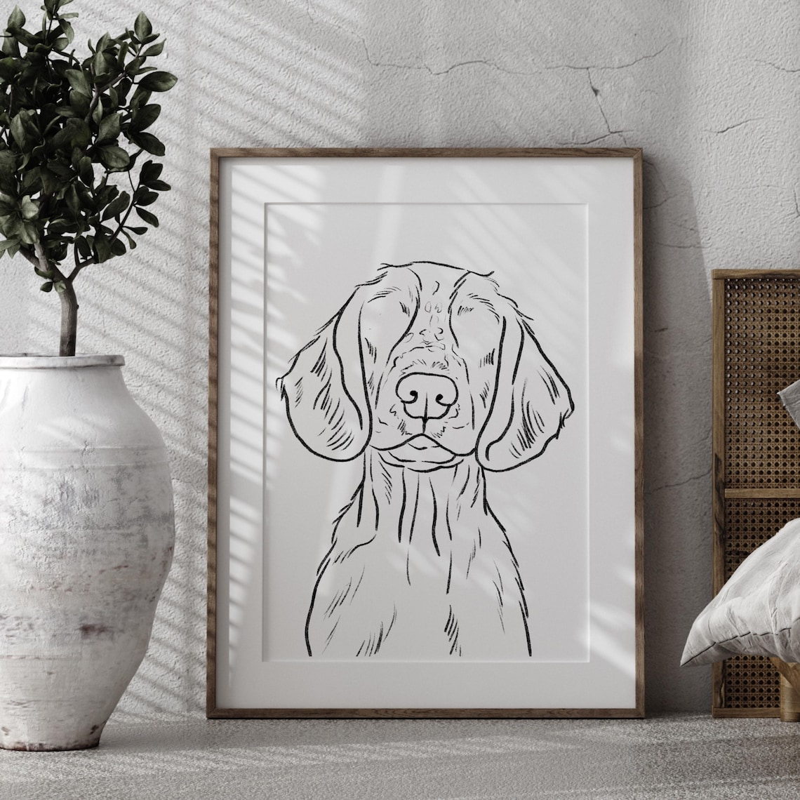 Personalized Pet Sketch, Simple Cat Drawing - Image 3
