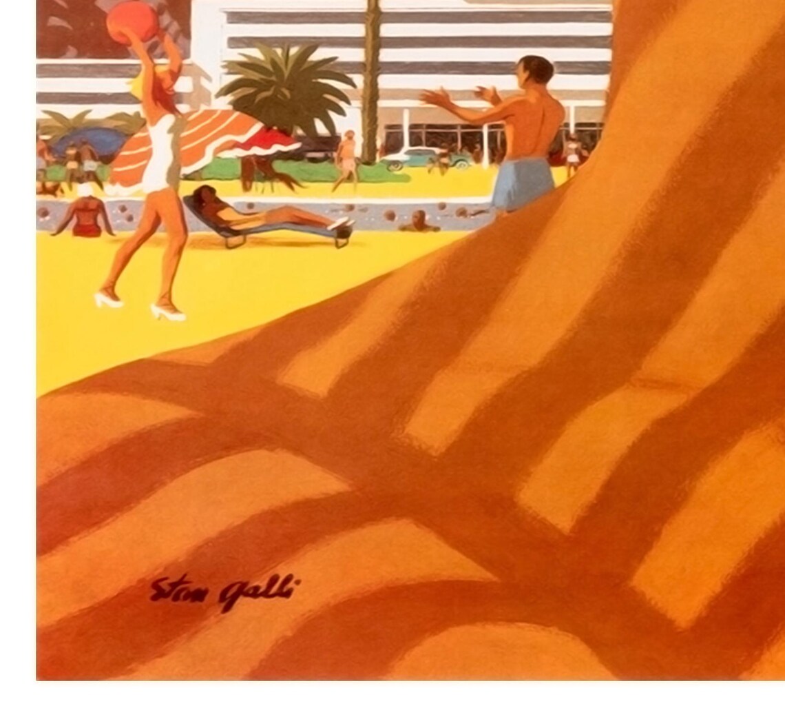 Los Angeles Vintage Travel Poster Art Print - Image 2