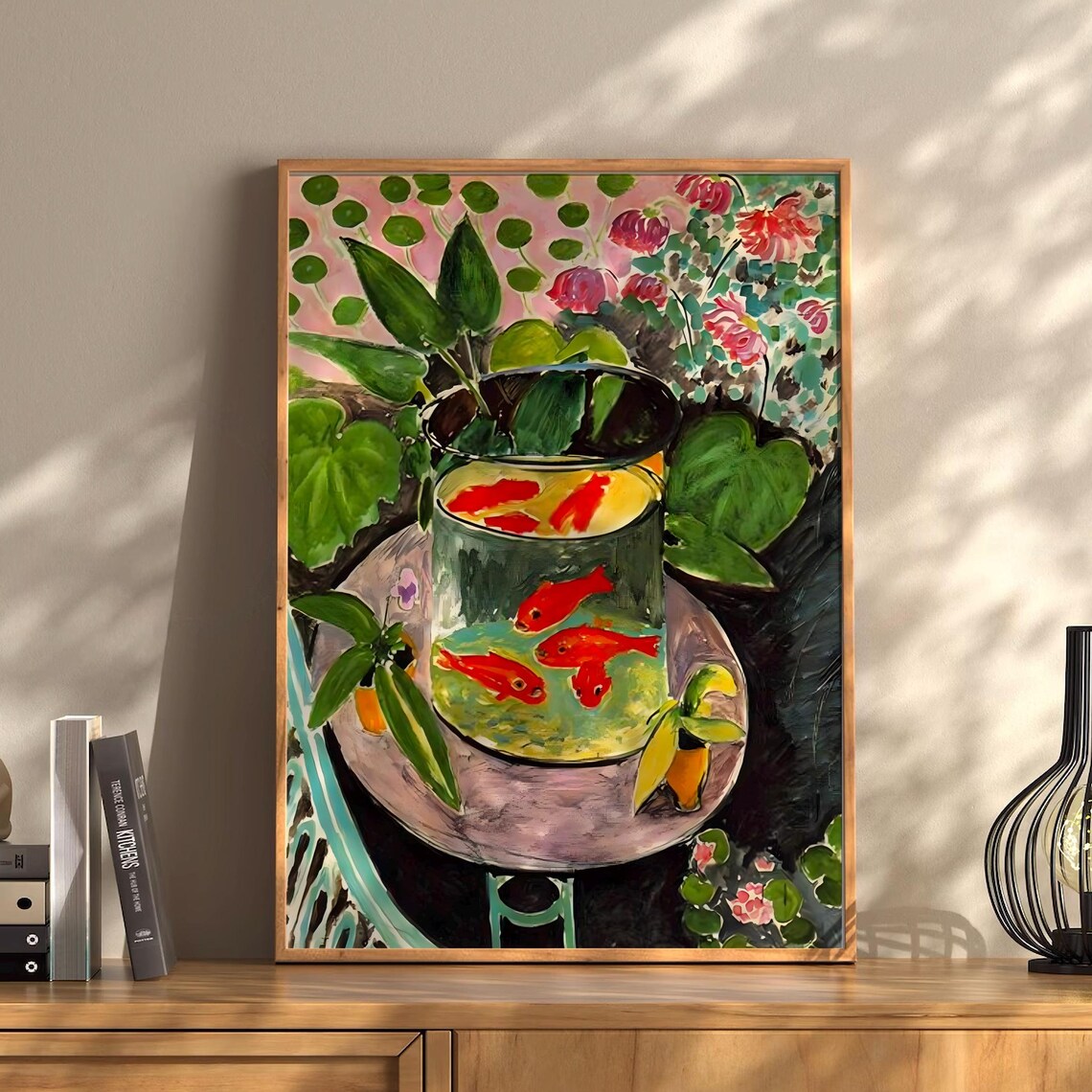 Henri Matisse Goldfish Aquarium Fauvist Bold Color Art Print - Image 2