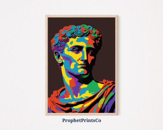 Julius Caesar Poster Print Ancient Rome Wall Art Inspired By Matisse Roman Modern Home Dcor Wall Art Digitial