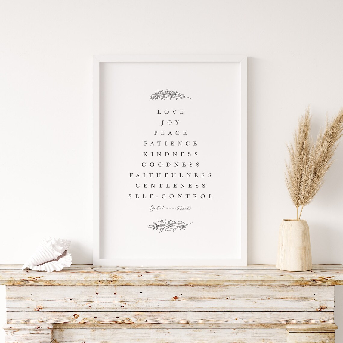 Fruits Of The Spirit Galatians 5:22 Art Print - Image 2