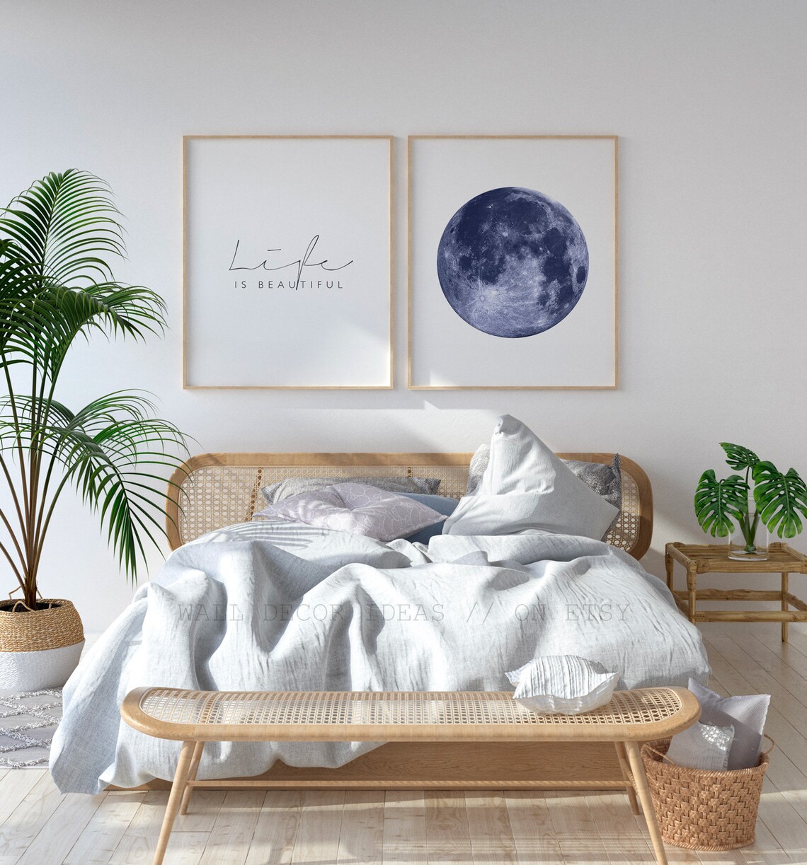 La Lune Moon Poster, Celestial Wall Art Print - Image 2