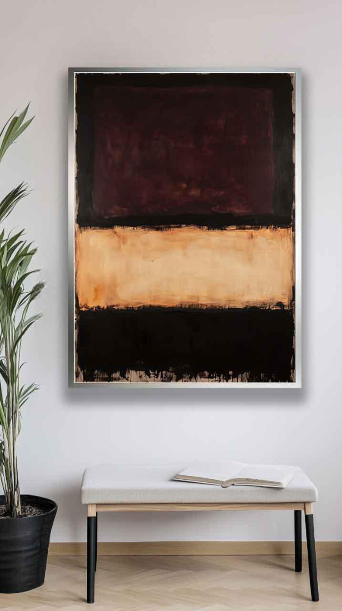 Mark Rothko Painting, Minimalist Abstract Decor - Image 5