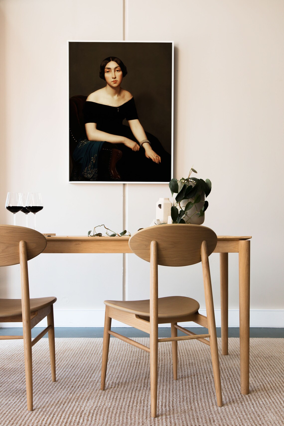 Madame De Cambourg Portrait, Vintage Wall Art - Image 2