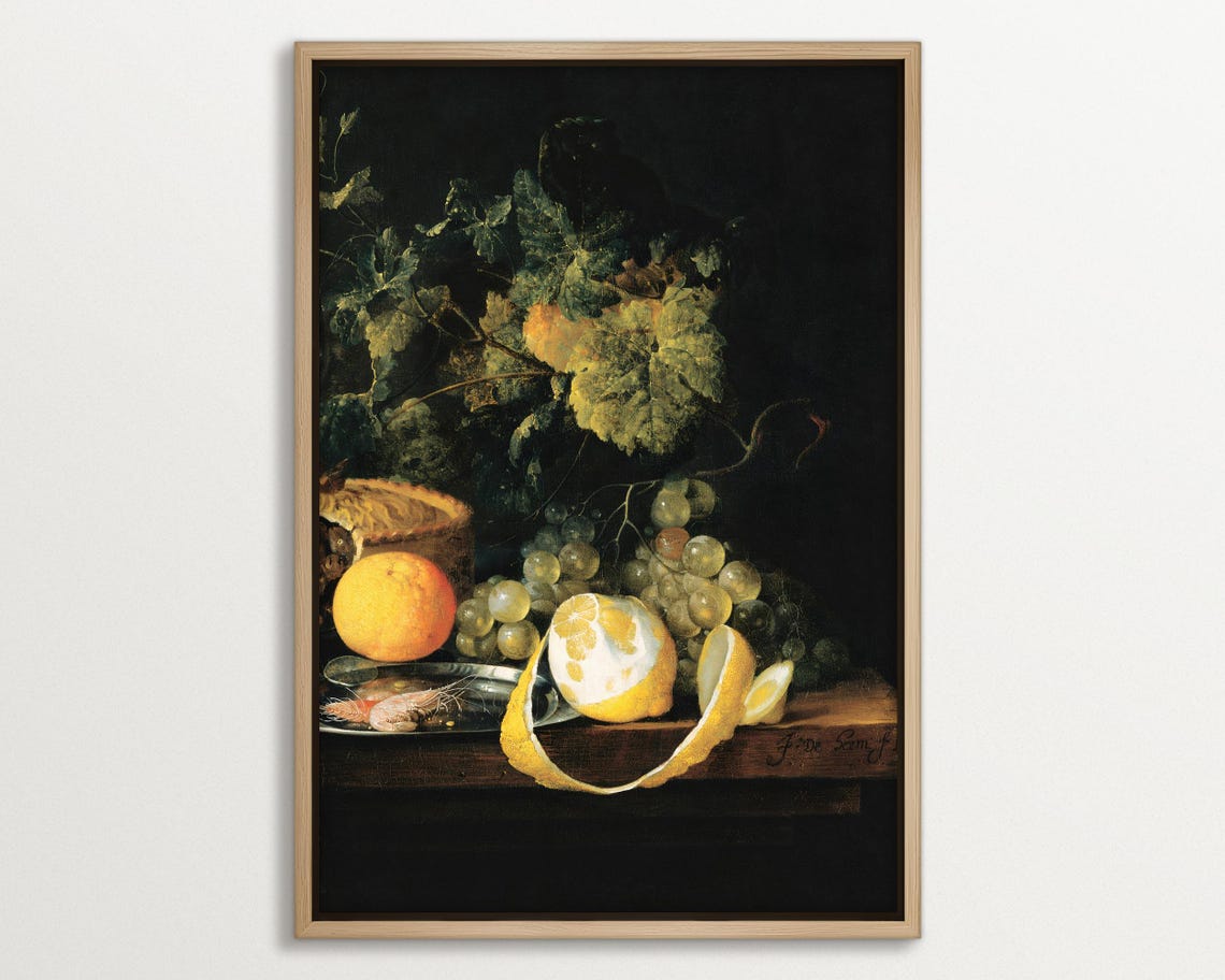 Vintage Botanical Print, Antique Floral Poster