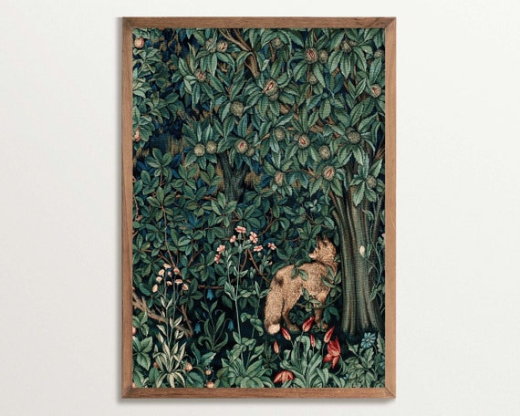 William Morris Print, Cottagecore Botanical Art Print