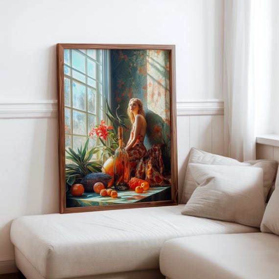 Audrey Flack Inspired Art Photorealism Poster Elegant Wall Art Surrealism Inspired Poster Unique Gift Idea Geometric Abstraction