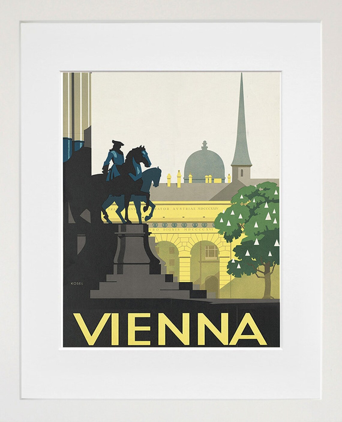 Vienna Austria Travel Poster, Home Decor Art Print - Image 2