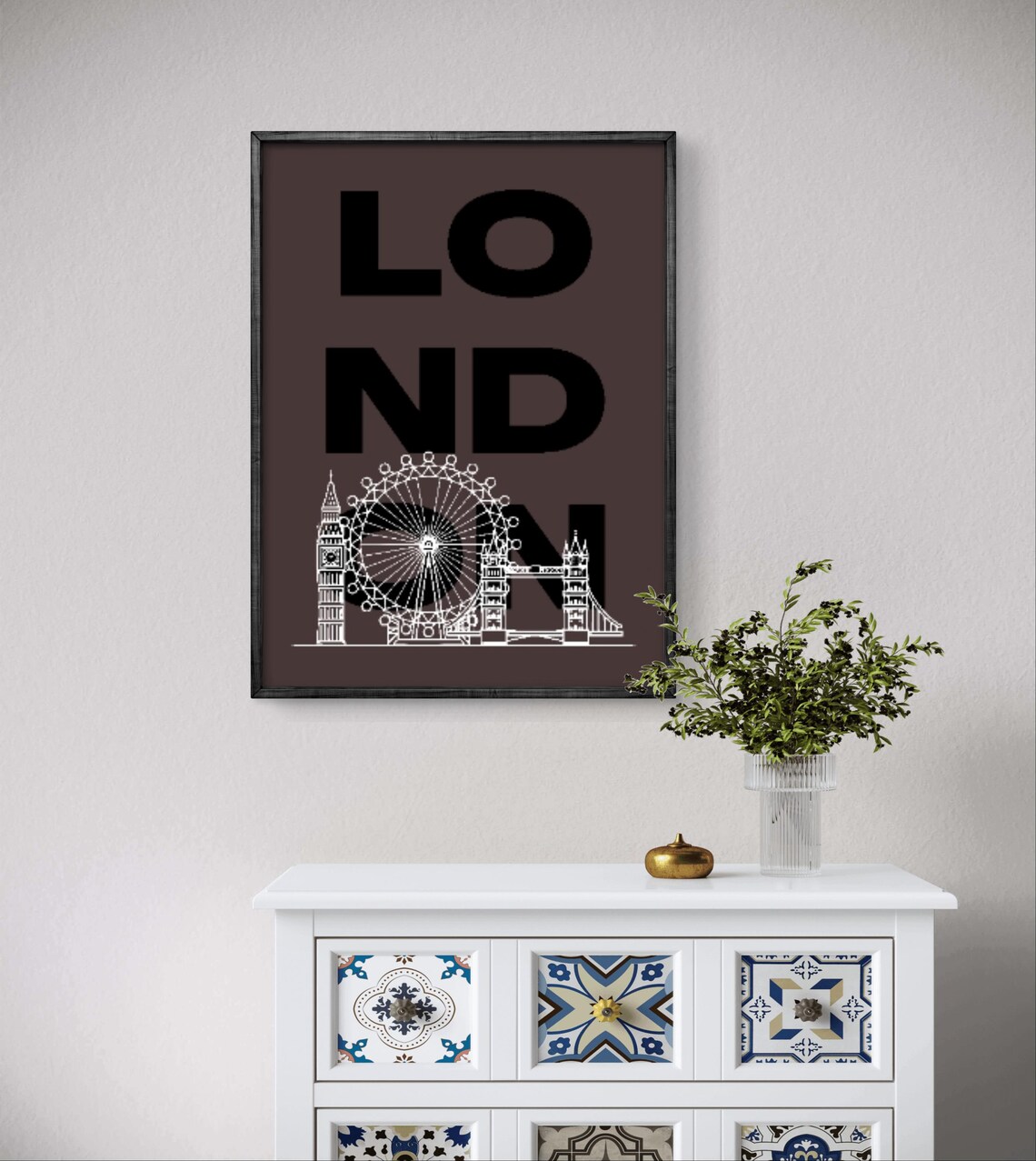 London Skyline Minimalist Poster, Big Ben Art Print - Image 3