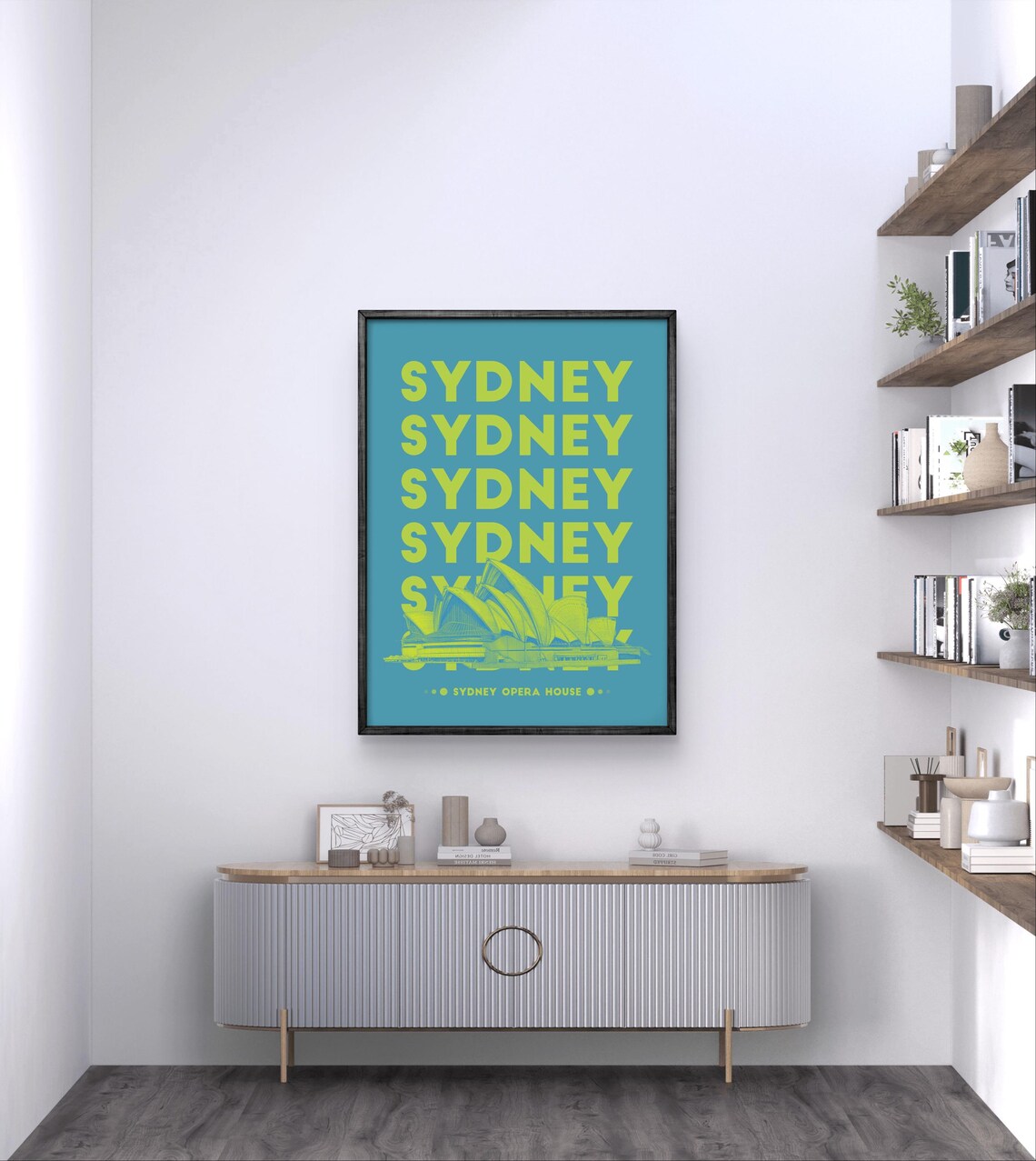 Sydney Opera House, Vibrant Modern Artwork - Image 3