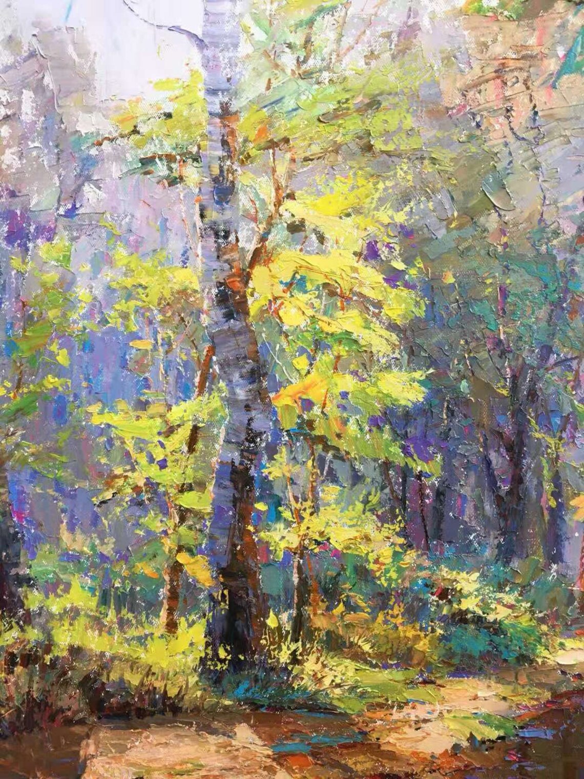 Impression Oil Painting Scenery Art Print - Image 5