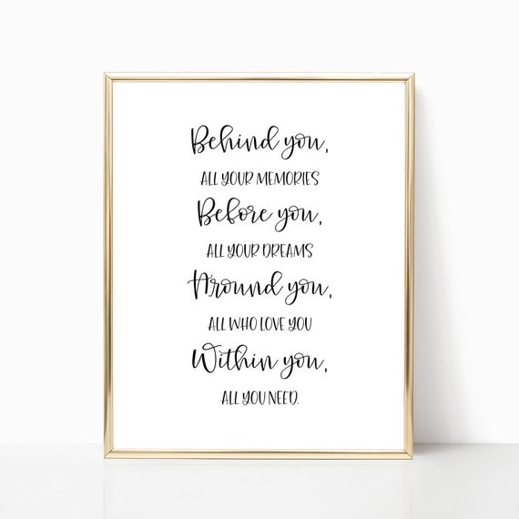 Graduation Decoration 2025 Behind You All Your Memories Before You All Your Dreams Senior 2025 Graduation Party Decor