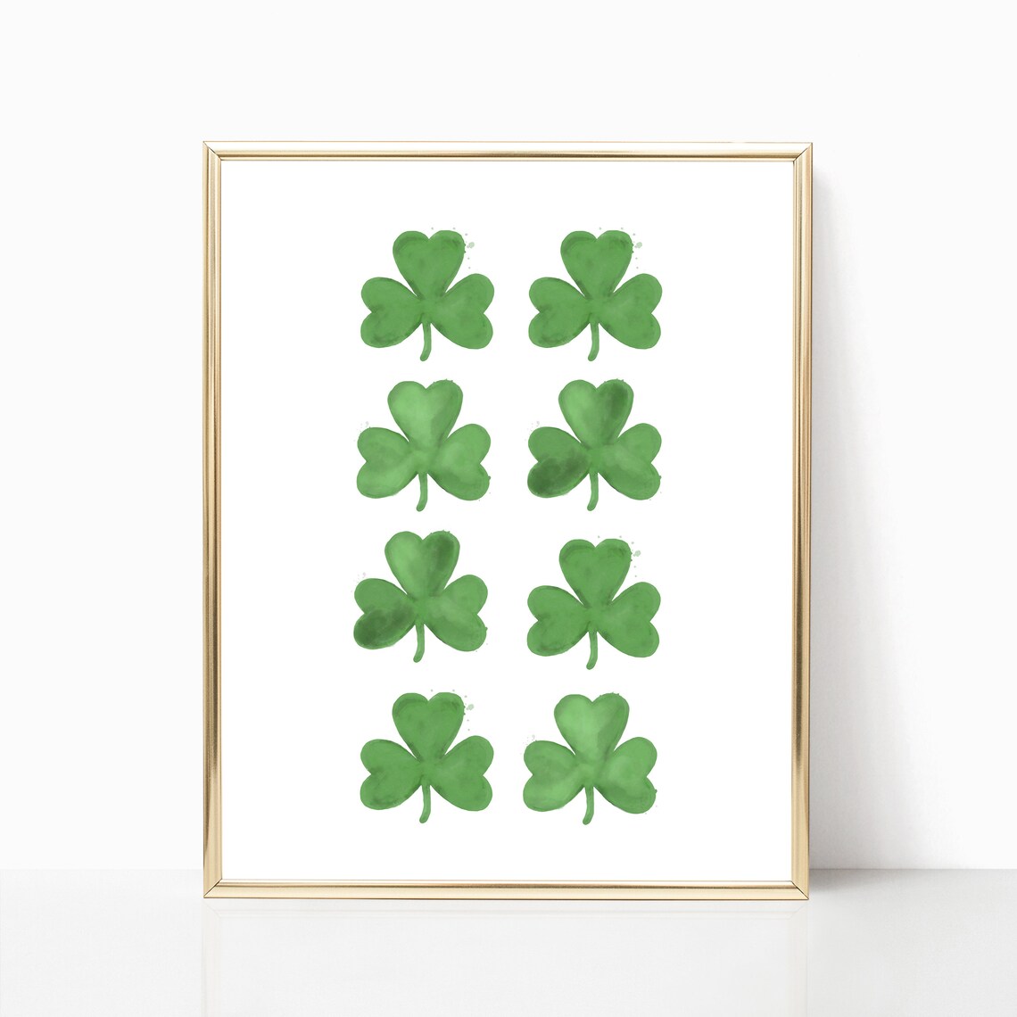 Green Shamrocks St Patricks Day Spring Decor