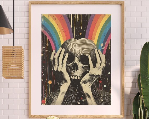 Happy Goth No2 Art Print