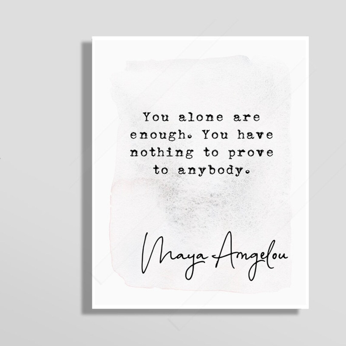 Maya Angelou Quote Art Print, Graduation Inspiration - Image 3